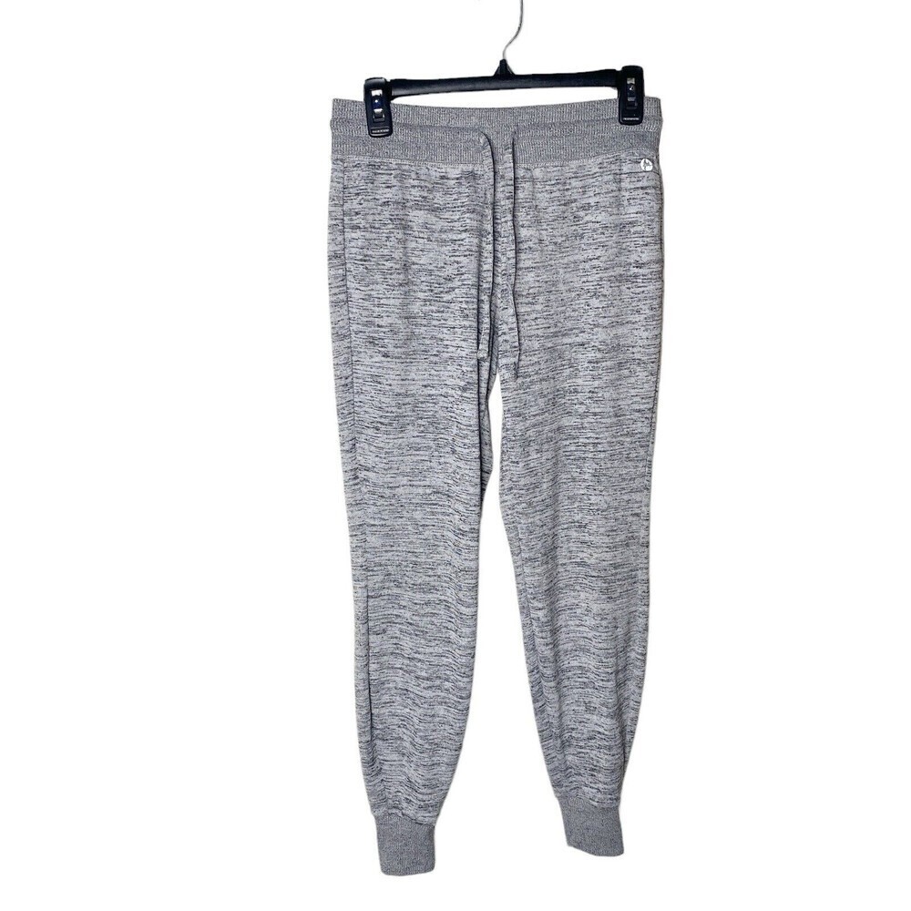 90 Degrees Jogger Pants Womens Size S Gray Regular Fit Drawstring Sweatpants